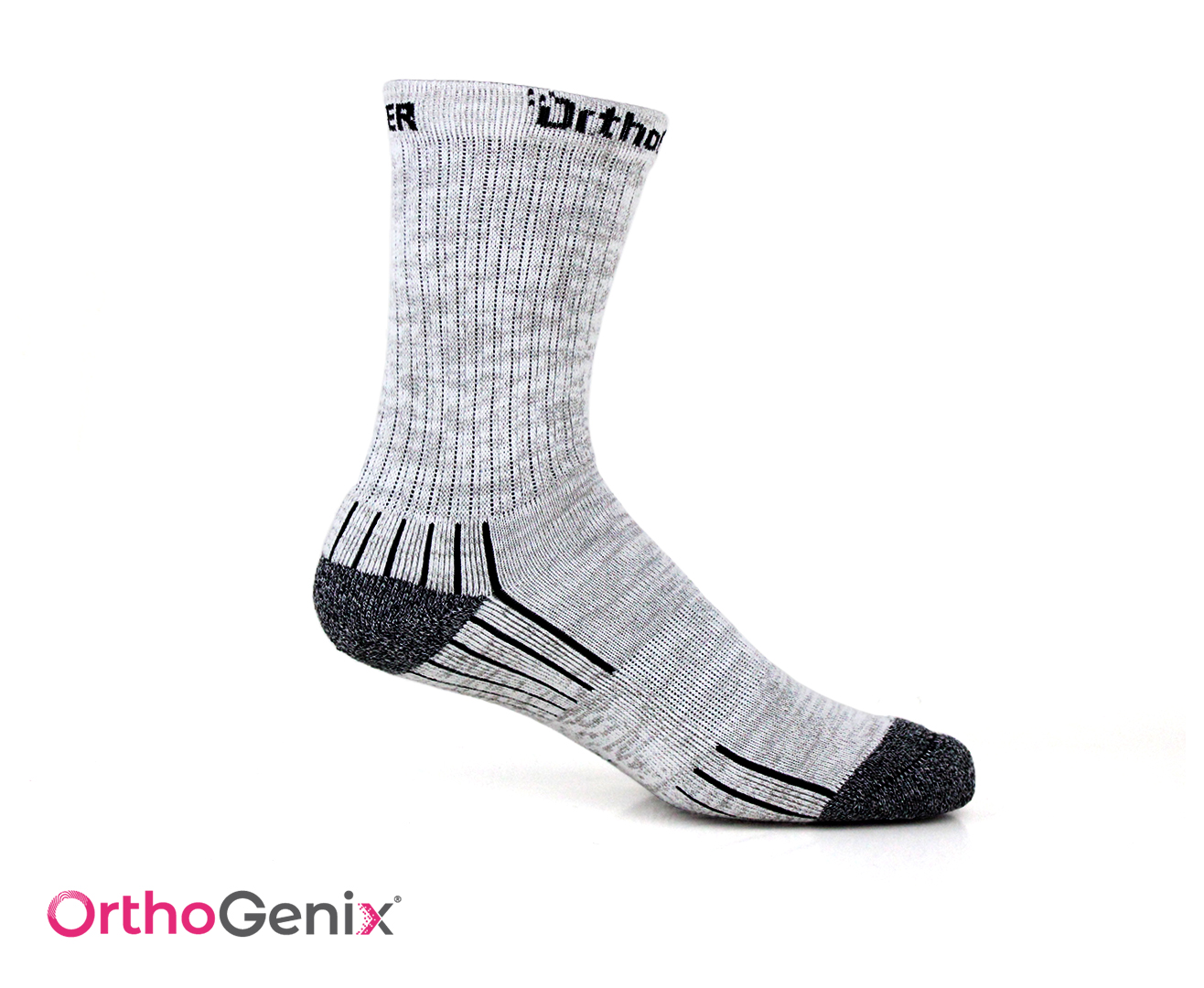 Silver Socks White