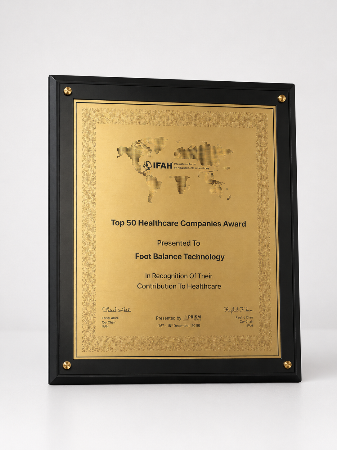 Top 50 Healthcare Companies Award (2019)